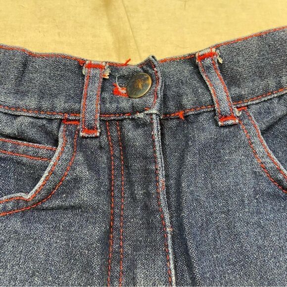 RARE Vintage 1983 Girls Rainbow Bright Blue Jeans Size‎ 5 - Picture 8 of 9